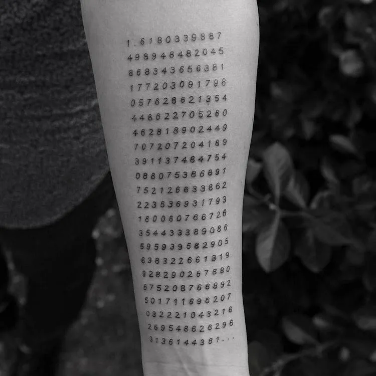 Fibonacci Tattoo