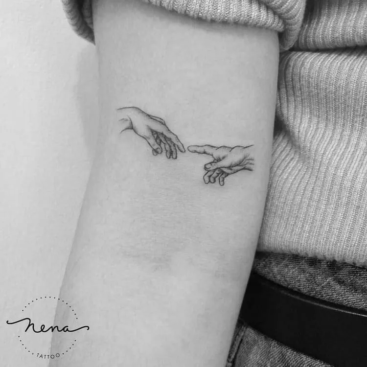 The Creation of Adam Tattoo by Nena_Tattoo
