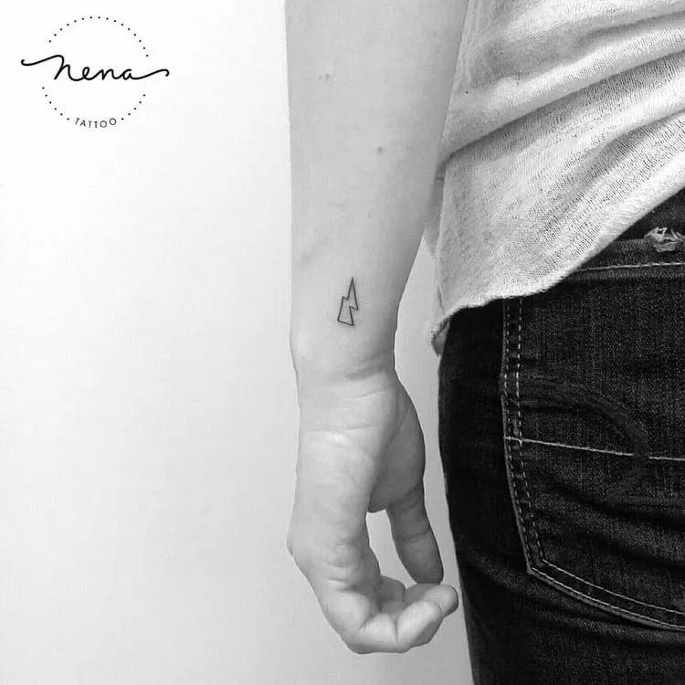 Lightning Bolt Tattoo by Nena_Tattoo