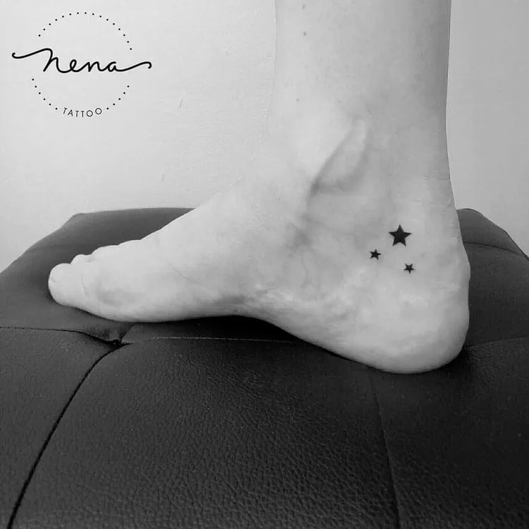Three Tiny Stars Tattoo by Nena_Tattoo
