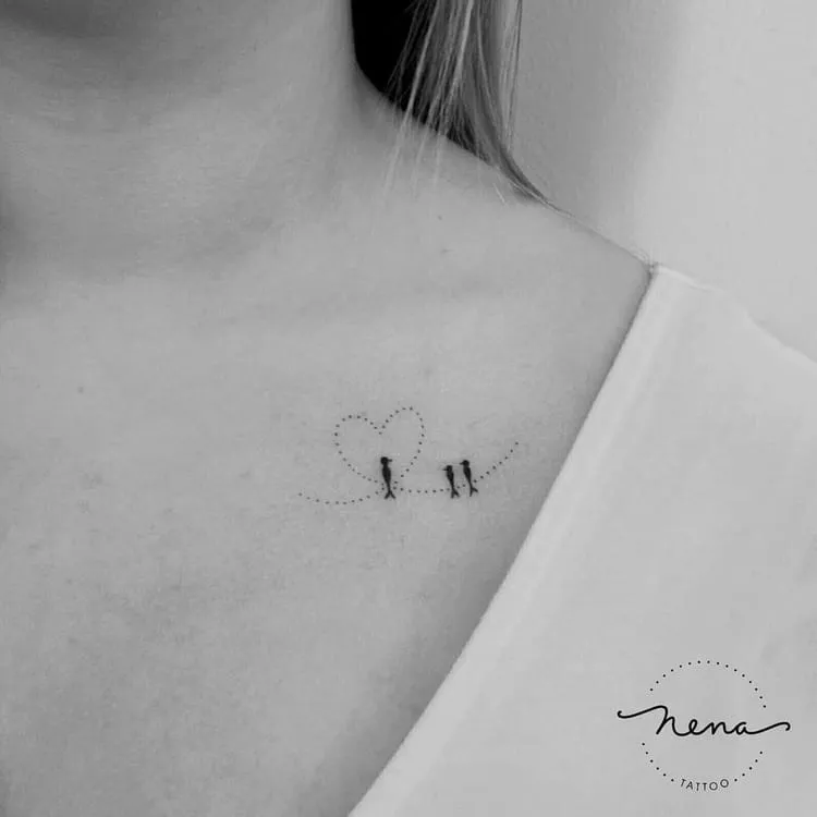 44 Tiny Minimalist Tattoo Designs by Nena Tattoo