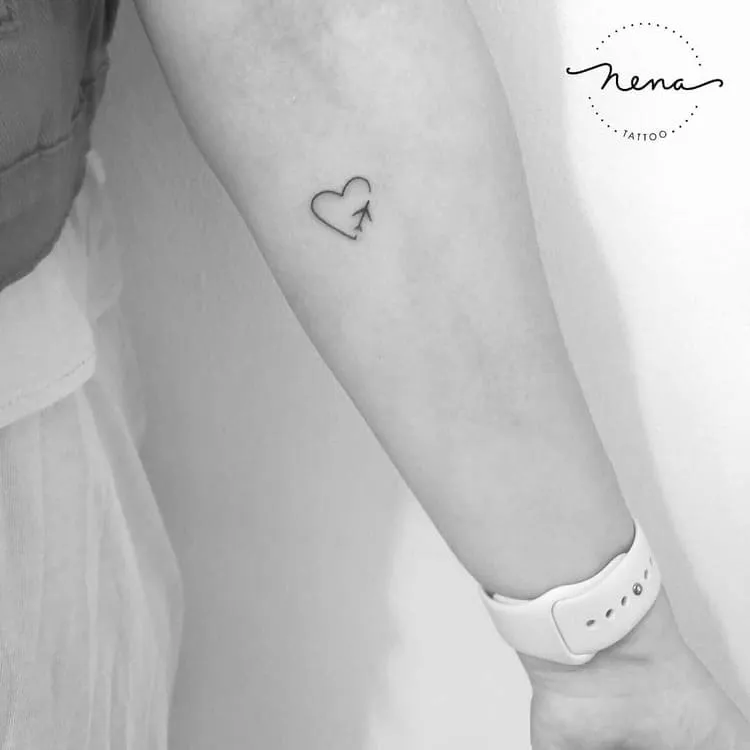 Minimalist Travel Tattoo by Nena_Tattoo