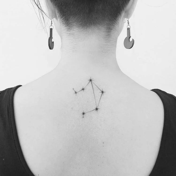 Libra Constellation Tattoo by Nena_Tattoo