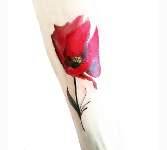 Poppy Tattoo by bestatulevnik