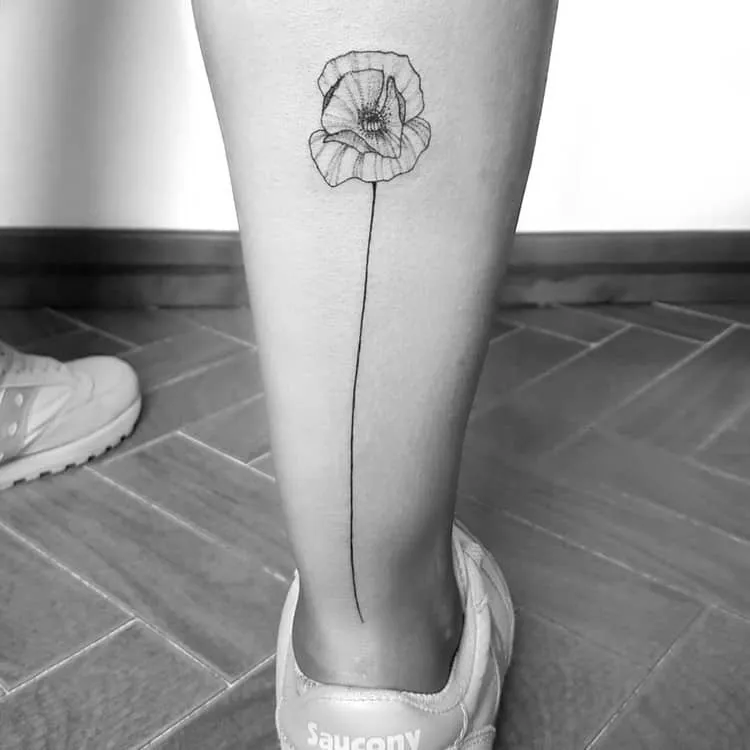 Poppy Tattoo by blackrebel_ink