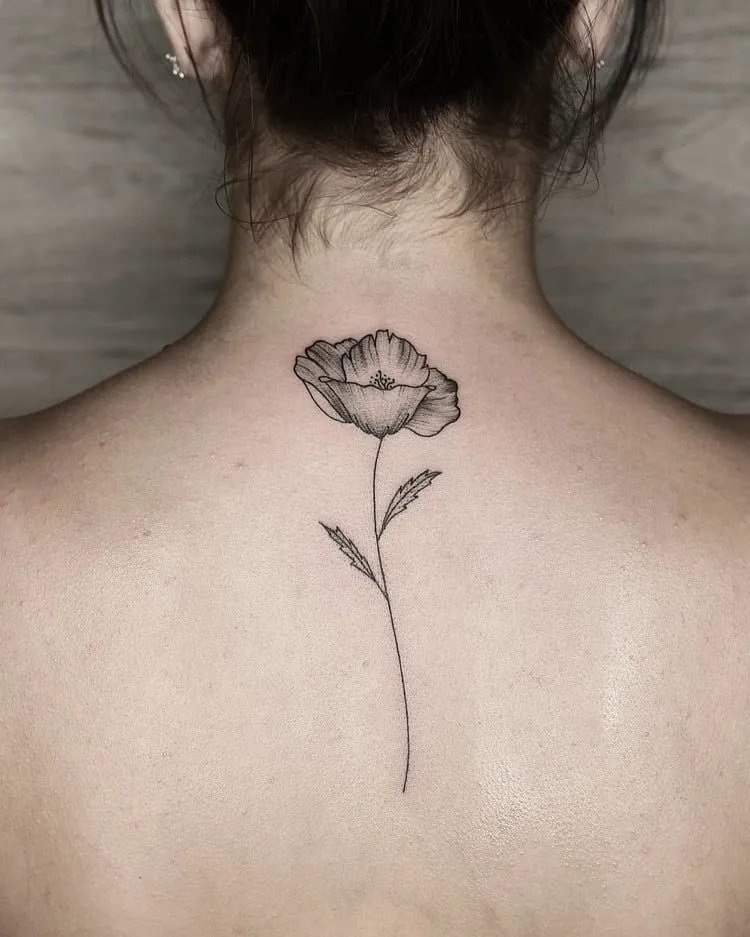 Poppy Tattoo by seppe_tattoo