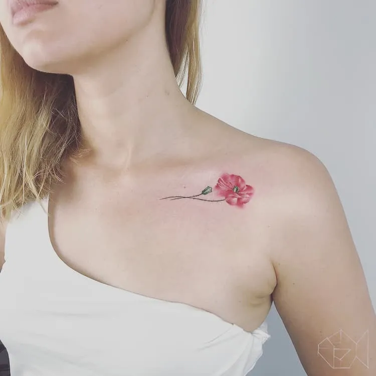 Poppy Tattoo by goldfishtattoo