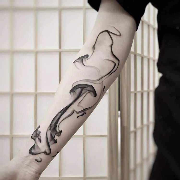 Abstract Tattoo By Chen Jie