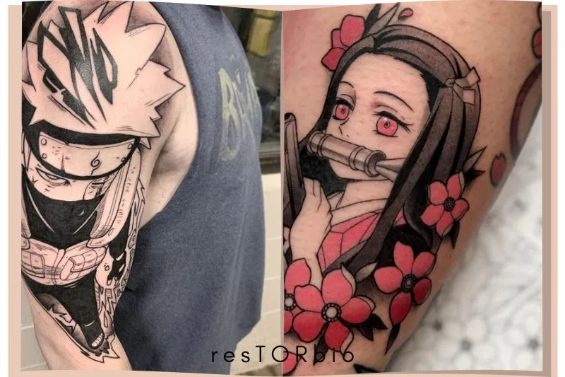 Anime Tattoo Design