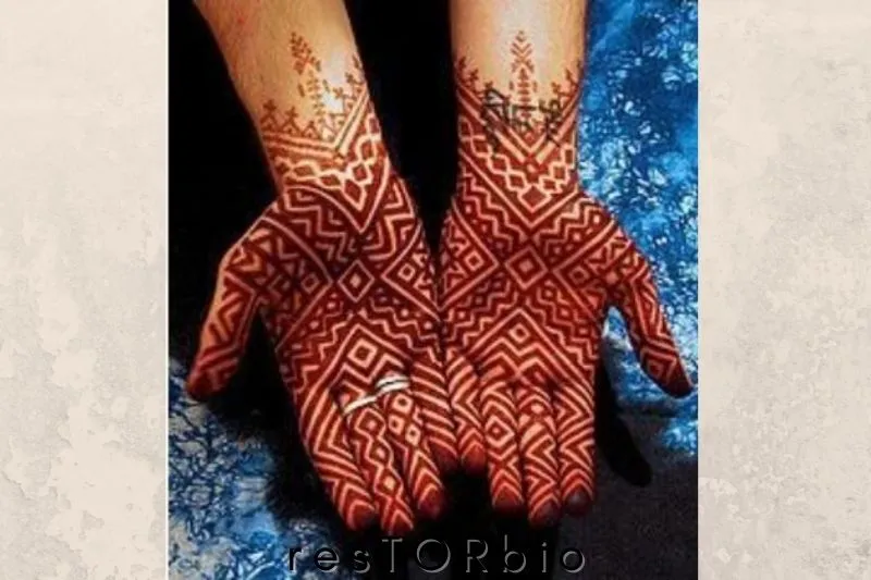 Aztec Full Mehandi
