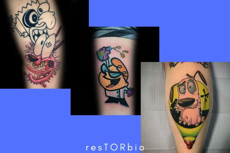 Cartoon Tattoo Design