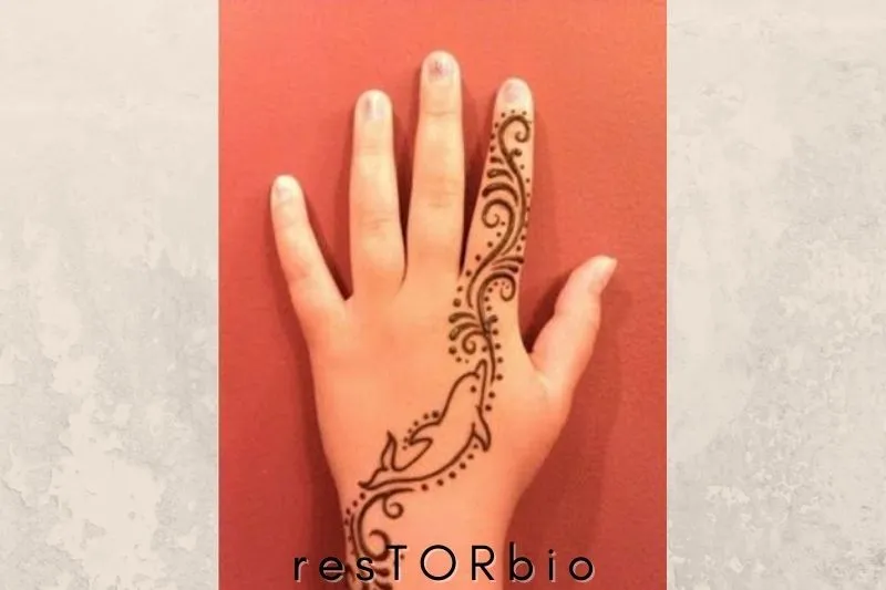 Easy Mehndi Design For Kids
