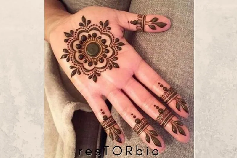 Floral Hand Mehndi