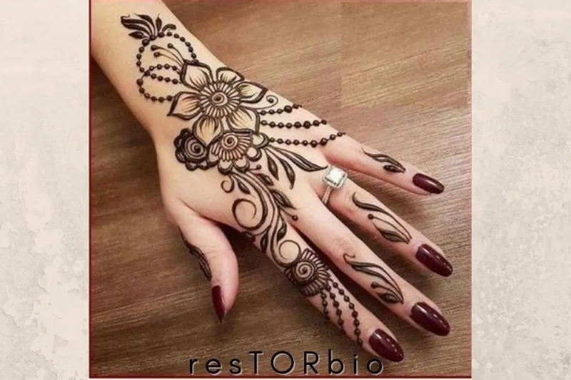 Flowers and beads