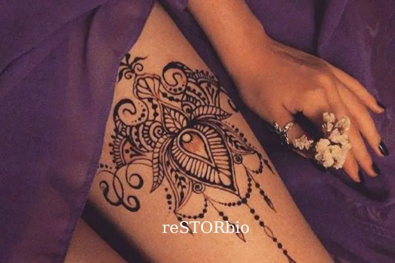 Henna Thigh Tattoo Designs