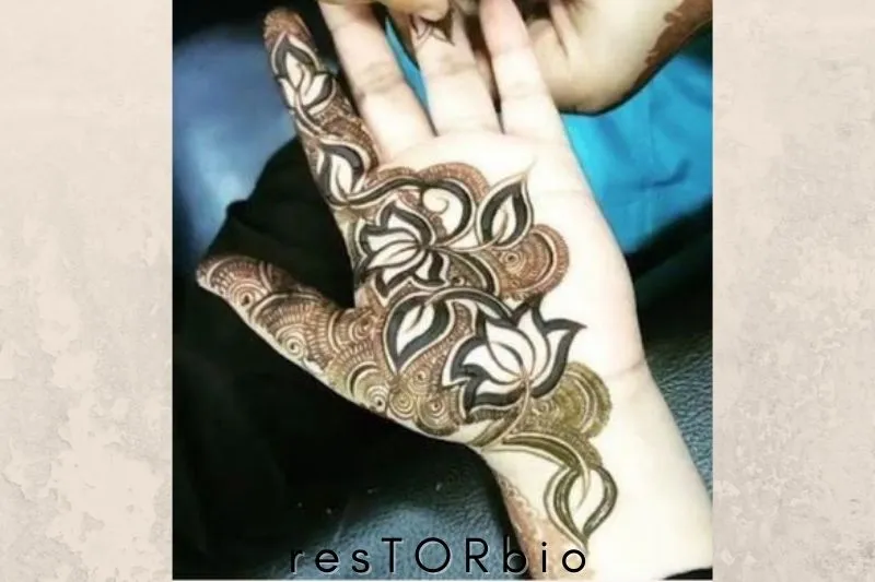Khafif Mehndi Design