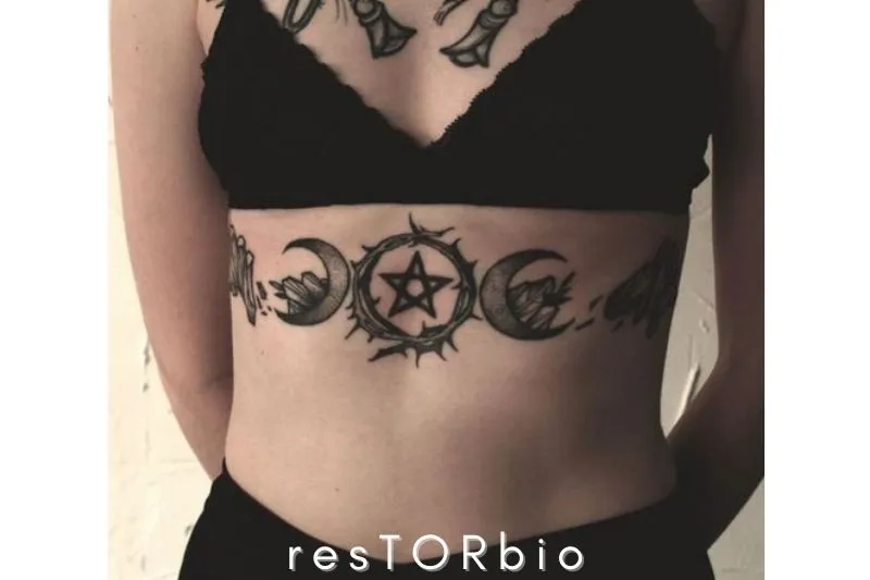 Moon and Pentagrams