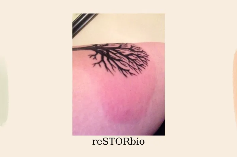 Oozing and redness Tattoo