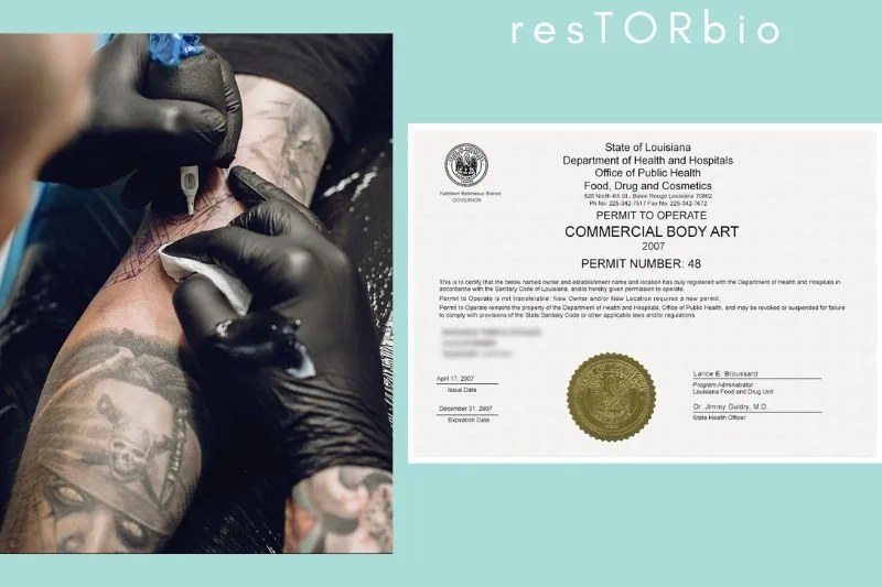 Tattoo artist qualifications