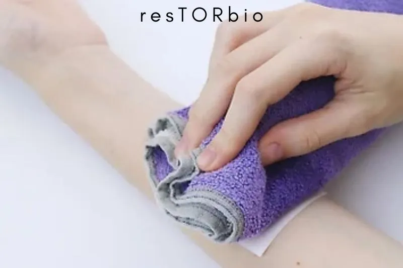 Use A Damp Cloth or A Sponge
