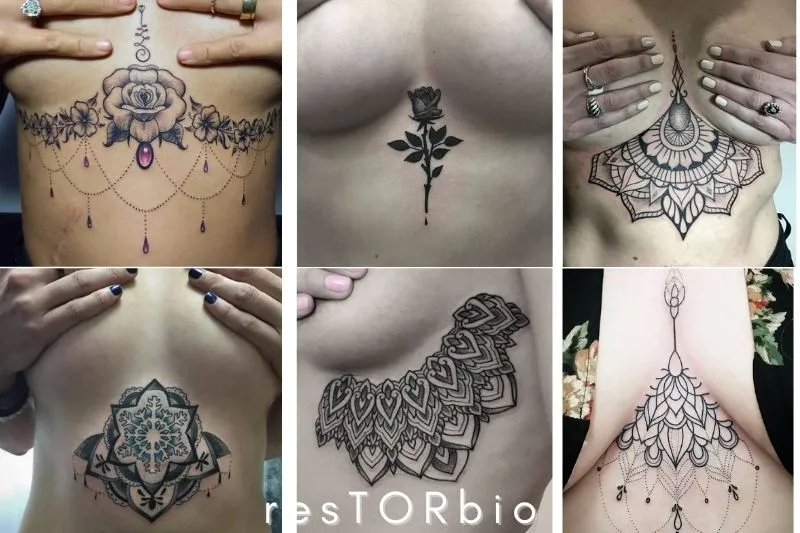 breast tattoo ideas