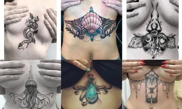 101+ Boob and Under Breast Tattoo Design Ideas 2024 [For Females]