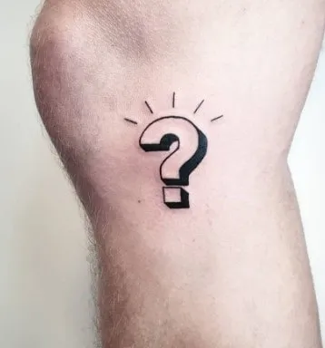 What Does Question Mark Tattoo Mean, question mark tattoo on hand, What does tattoo question marks mean, What does an upside down question mark tattoo mean, Symbolism of Question Mark Tattoo, Question Mark Tattoo Variations, Single Question Mark Tattoo, 3D Question Mark Tattoo,