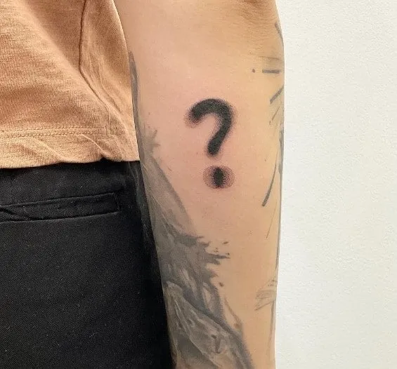 What Does Question Mark Tattoo Mean, question mark tattoo on hand, What does tattoo question marks mean, What does an upside down question mark tattoo mean, Symbolism of Question Mark Tattoo, Question Mark Tattoo Variations, Single Question Mark Tattoo, 3D Question Mark Tattoo,