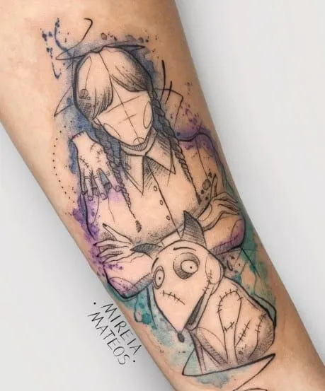 What Does a Wednesday Tattoo Mean, Historical Significance of Wednesday, Symbolism of Wednesday Tattoo, Popular Wednesday Tattoo Designs, Choosing the Right Wednesday Tattoo, What is the symbolism behind a tattoo of Wednesday Addams, Why do people get tattoos of Wednesday Addams, What is the significance of Wednesday Addams' tattoo,
