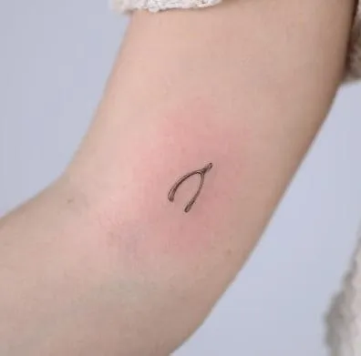 What Does a Wishbone Tattoo Mean, What does a broken wishbone mean, What's the meaning of wishbone, What does the wishbone mean in love, Why is Furcula called wishbone, Is a wishbone good luck, Why is breaking a wishbone good luck, What are the symbols of a wishbone, Wishbone tattoo placement, Wishbone tattoo with flowers,