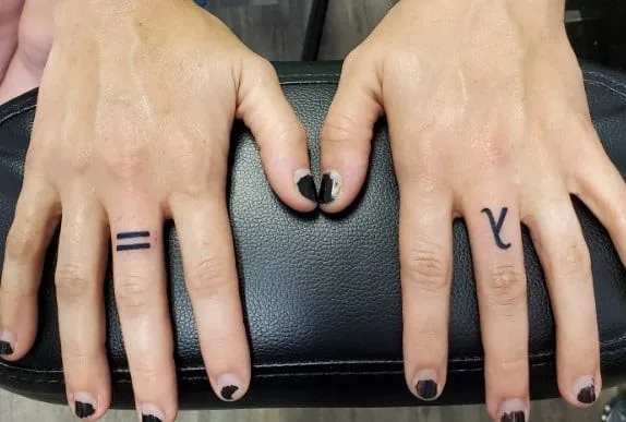 What Does Equal Sign Tattoo Mean, What does the equal sign symbolize, What does the small equal sign tattoo mean, What does the equal sign tattoo on the wrist mean, What do 2 equal signs mean, Is the equal sign a special character, What is the big equal sign, Equal Sign Tattoo,