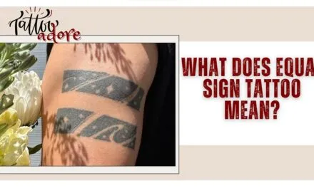 What Does Equal Sign Tattoo Mean?