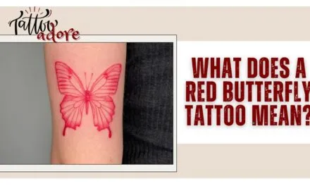 What Does a Red Butterfly Tattoo Mean?