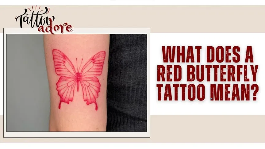 What Does a Red Butterfly Tattoo Mean?