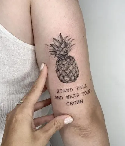 What Does a Pineapple Tattoo Mean, What is the secret meaning of a pineapple tattoo, What does the girl with the pineapple tattoo mean, What does a pineapple symbol represent, What does pineapple mean for a girl, pineapple tattoo meaning swinging, pineapple tattoo on wrist, pineapple tattoo on ankle meaning, upside pineapple tattoo meaning, pineapple tattoos,