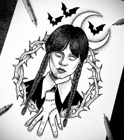 What Does a Wednesday Tattoo Mean, Historical Significance of Wednesday, Symbolism of Wednesday Tattoo, Popular Wednesday Tattoo Designs, Choosing the Right Wednesday Tattoo, What is the symbolism behind a tattoo of Wednesday Addams, Why do people get tattoos of Wednesday Addams, What is the significance of Wednesday Addams' tattoo,