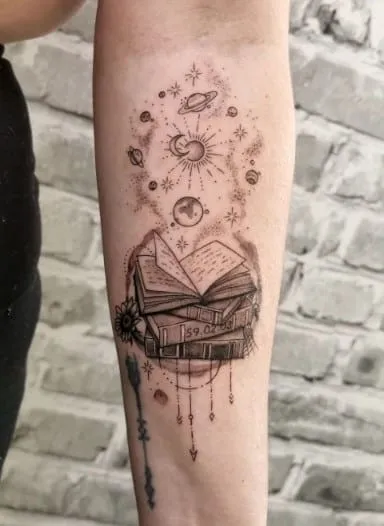 18 Cool Book Tattoo Ideas for Women, 18 cool book tattoo ideas for women wrist, 18 cool book tattoo ideas for women small, 18 cool book tattoo ideas for women shoulder, 18 cool book tattoo ideas for women hand, book tattoo ideas for women,