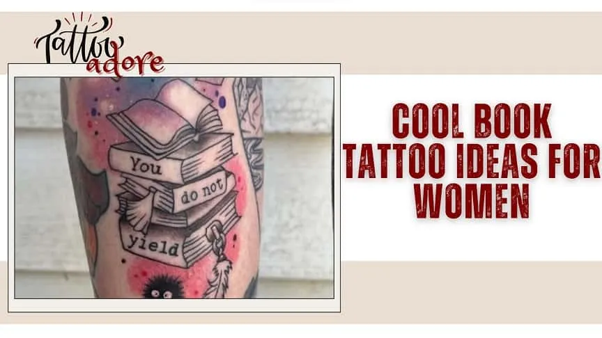 18 Cool Book Tattoo Ideas for Women