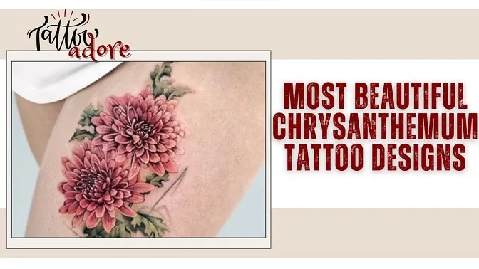15 Most Beautiful Chrysanthemum Tattoo Designs