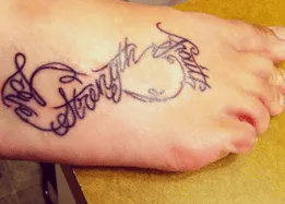 What Does The Quote Infinity Sign Mean As A Tattoo, Quote Infinity Sign Tattoo, Quote Infinity Sign Tattoo Ideas, Quote Infinity Sign Tattoo on feet, Quote Infinity Sign Tattoo on legs,