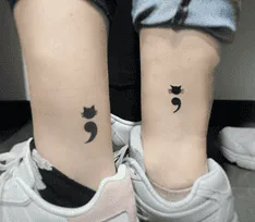 What Does A Semicolon Mean As A Tattoo, Semicolon Tattoo, Semicolon Tattoo ideas, Semicolon Tattoo on wrist, Semicolon Tattoo meaning in life,