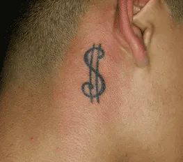 What Does A Dollar Sign Tattoo Mean, dollar sign tattoo on face meaning, dollar sign tattoo on hand meaning, dollar sign tattoo on finger meaning, dollar sign tattoo ideas, dollar sign tattoo on neck,