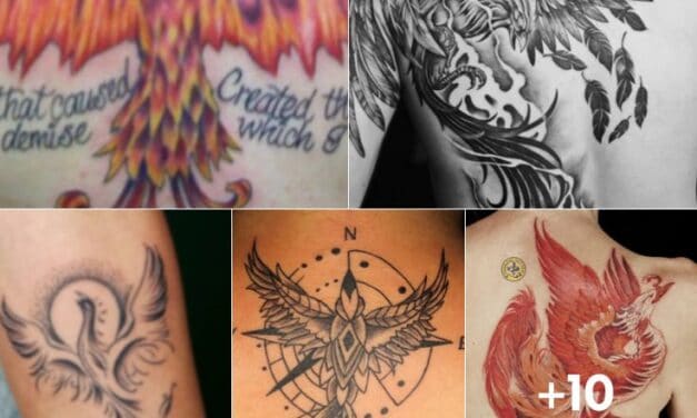Phoenix Rising From the Ashes Tattoo Meaning and Ideas