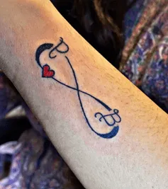 What Does the Infinity Sign Mean As A Tattoo, infinity tattoo with heart meaning, infinity symbol tattoo on wrist, infinity tattoo for women, infinity tattoo with birds meaning,
