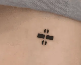 What Does A Division Sign Tattoo Mean, Division Sign Tattoo Mean, division symbol tattoo, Division Sign Tattoo, Division Sign Tattoo on wrist,