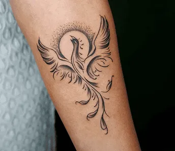 Tribal Phoenix Rising from the Ashes
