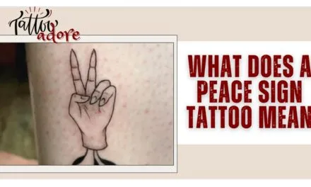 What Does A Peace Sign Tattoo Mean