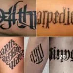 What is an Ambigram Tattoo? | 25 Brilliant Ambigram Tattoo Ideas 