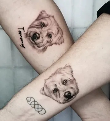 Animal Companion Couple Tattoo2
