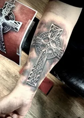 Cross Tattoo on Hand 11 celtic Cross Tattoo on Hand